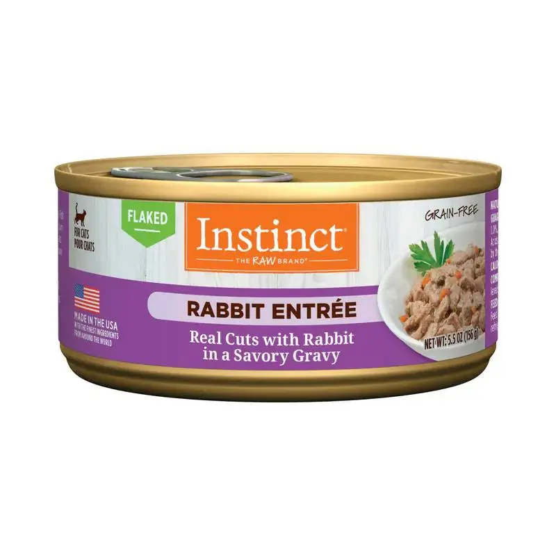 Nature's Variety Instinct 無穀物肉汁兔肉片貓用主食罐頭 5.5oz